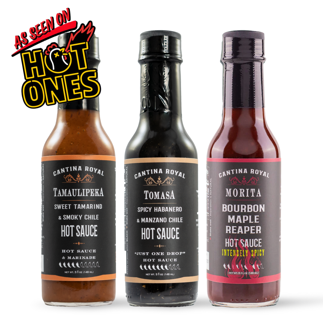 Hot Ones™ Hot Sauce Bundle | Cantina Royal Seasons 11, 15 & 23