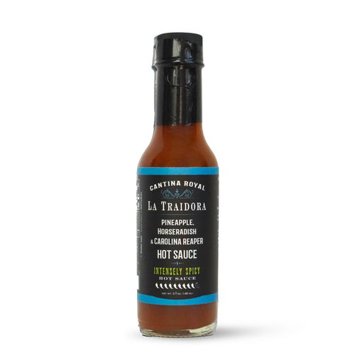 La Traidora Hot Sauce - Pineapple, Horseradish, and Carolina Reaper - Very Hot - 5 oz